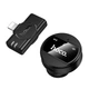 Бездротова мікрофонна система HOCO L21 Charm wireless microphone iP Black (6942007663137) - изображение 5
