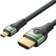 Кабель Vention HDMI M - Micro HDMI M 1м V2.0 8K 60Гц Aluminum Alloy Type Green (AGKGF) - изображение 1