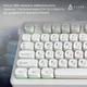 Клавиатура Ajazz AF98 Black USB-C White (AF98-W) - изображение 11