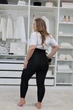 Лосини утягуючі коригуючі жіночі 3026 XXL чорні - зображення 4