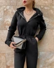 Комбинезон флисовый Come See And Buy Зима 48 Черный - изображение 4