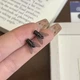 Сережки-гвоздики Муха чорна 1 см Podarkus BK1020 - зображення 3