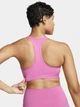 Спортивный топ для фитнеса женский Nike Futura Bra FB4080-675 XS Розовый/Белый (0196976628147) - изображение 2