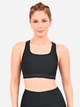Спортивный топ для бега женский Under Armour Crossback Mid Bra 1361034-001 XS Черный (194514013530) - изображение 1