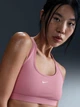 Спортивный топ для бега женский Nike W Nk Swsh Lgt Spt Bra DX6817-699 XL Розовый (0197860093683) - изображение 3