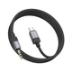 AUX кабель Hoco UPA32B, Type-C, 1.0 м., Чорний - 604117 - зображення 4