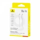 USB кабель Baseus P10377704213-00 Silky, Type-C, 1.0 м., Белый - 565547 - изображение 5