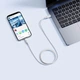 USB кабель Baseus P10377704213-01 Silky, Type-C, 2.0 м., Белый - 565549 - изображение 5
