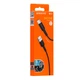 USB кабель Borofone BX30 Silicone, Type-C, 1.0 м., Чорний - 191387 - зображення 5