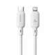 USB кабель Baseus P10377700213-01 Silky Apple iPhone SE 2022 / iPhone 14 Pro Max / iPhone 14 Plus / iPhone 14 Pro / iPhone 14 / iPhone 13 Pro / iPhone 13 Mini / iPhone 13 / iPhone 13 Pro Max / iPhone 12 Mini / iPhone 12 Pro Max, Lightning, 2.0 - 565545 - зображення 2