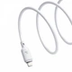 USB кабель Baseus P10377700213-01 Silky Apple iPhone SE 2022 / iPhone 14 Pro Max / iPhone 14 Plus / iPhone 14 Pro / iPhone 14 / iPhone 13 Pro / iPhone 13 Mini / iPhone 13 / iPhone 13 Pro Max / iPhone 12 Mini / iPhone 12 Pro Max, Lightning, 2.0 - 565545 - зображення 3