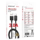 USB кабель Borofone BX120 Placer, Type-C, 1.0 м., Чорний - 643082 - зображення 5