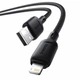 USB кабель Baseus P10377702113-01 Silky Apple iPhone SE 2022 / iPhone 14 Pro Max / iPhone 14 Plus / iPhone 14 Pro / iPhone 14 / iPhone 13 Pro / iPhone 13 Mini / iPhone 13 / iPhone 13 Pro Max / iPhone 12 Mini / iPhone 12 Pro Max, Lightning, 2.0 - 565562 - зображення 3