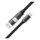 USB кабель AceFast C13-04, Type-C, 1.2 м., Черный - 573902 - изображение 1