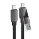 USB кабель AceFast C13-04, Type-C, 1.2 м., Черный - 573902 - изображение 4