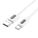 USB кабель Borofone BX114 Structure, Type-C, 1.0 м., Белый - 575553 - изображение 3