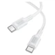 USB кабель Borofone BX111, Type-C, 1.0 м., Белый - 533330 - изображение 2