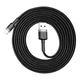 USB кабель Baseus CALKLF-CG1 Cafule Apple iPhone SE 2022 / iPhone 14 Pro Max / iPhone 14 Plus / iPhone 14 Pro / iPhone 14 / iPhone 13 Pro / iPhone 13 Mini / iPhone 13 / iPhone 13 Pro Max / iPhone 12 Mini / iPhone 12 Pro Max, Lightning, 2.0 м., - 299460 - изображение 1
