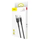 USB кабель Baseus CAMKLF-AG1 Cafule, MicroUSB, 0.5 м., Чорний - 214105 - зображення 6