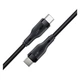 USB кабель AceFast C8-03, Type-C, 1.2 м., Чорний - 454477 - зображення 1