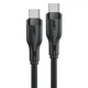 USB кабель AceFast C8-03, Type-C, 1.2 м., Чорний - 454477 - зображення 2