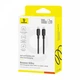USB кабель Baseus P10377704113-01 Silky, Type-C, 2.0 м., Чорний - 565548 - зображення 5