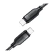 USB кабель AceFast C16-03, Type-C, 1.2 м., Чорний - 573908 - зображення 1