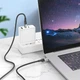 USB кабель Hoco U129 Spirit, Type-C, 1.2 м., Чорний - 445536 - зображення 3