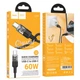 USB кабель Hoco U129 Spirit, Type-C, 1.2 м., Чорний - 445536 - зображення 4