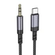 AUX кабель Borofone BL24 Graceful, Type-C, 1.0 м., Сірий - 569897 - зображення 2