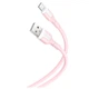 USB кабель XO NB212, Type-C, 1.0 м., Рожевий - 418984 - зображення 1