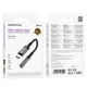 Адаптер Borofone BV24 Graceful, Type-C, 3,5 мм., 0.15 м., Сірий - 584835 - зображення 9