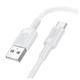 USB кабель Borofone BX111, Type-C, 1.0 м., Білий - 533332 - зображення 3