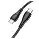 USB кабель Borofone BX121 Energy, Type-C, 1.0 м., Черный - 643085 - изображение 1