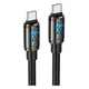 USB кабель Hoco U143 Joy, Type-C, 1.2 м., Черный - 669620 - изображение 1