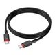 USB кабель Borofone BX110, Type-C, 1.0 м., Чорний - 590388 - зображення 4