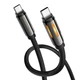 USB кабель Hoco U136 Prize, Type-C, 1.2 м., Черный - 561589 - изображение 2