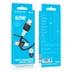 USB кабель Borofone BX84, Type-C, 1.0 м., Чорний - 327279 - зображення 4