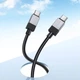 USB кабель Hoco X110 Honorific, Type-C, 1.0 м., Чорний - 573924 - зображення 4