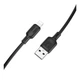 USB кабель Borofone BX113 Apple iPhone SE 2022 / iPhone 14 Pro Max / iPhone 14 Plus / iPhone 14 Pro / iPhone 14 / iPhone 13 Pro / iPhone 13 Mini / iPhone 13 / iPhone 13 Pro Max / iPhone 12 Mini / iPhone 12 Pro Max, Lightning, 2.0 м., Черный - 543105 - изображение 3