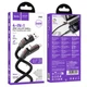 USB кабель Hoco U143 Joy, Lightning, Type-C, 1.2 м., Черный - 669616 - изображение 9