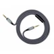 AUX кабель Hoco UPA-04 Noble sound, 1.0 м., 3.5 мм., Серый - 204666 - изображение 1
