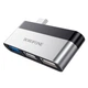 Адаптер Borofone DH1, Type-C, USB, Серый - 211003 - изображение 1