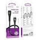 USB кабель Borofone BX98, Type-C, 1.0 м., Черный - 386971 - изображение 3