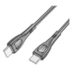 USB кабель Borofone BX98, Type-C, 1.0 м., Черный - 386971 - изображение 5