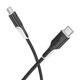 USB кабель Borofone BX119, Type-C, 1.0 м., Чорний - 611690 - зображення 3