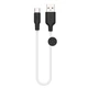 USB кабель Hoco X21 Plus Silicone, Type-C, 1.0 м., Белый - 270825 - изображение 3