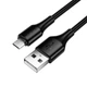 USB кабель Hoco X120, MicroUSB, 1.0 м., Чорний - 634667 - зображення 2
