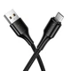 USB кабель Hoco X120, MicroUSB, 1.0 м., Чорний - 634667 - зображення 3