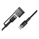 USB кабель AceFast C22-05, Type-C, MagSafe 3, 1.2 м., Черный - 673663 - изображение 1